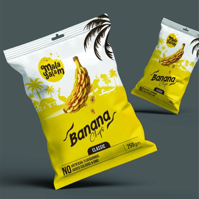 Malayalam food brand identity by Fourart