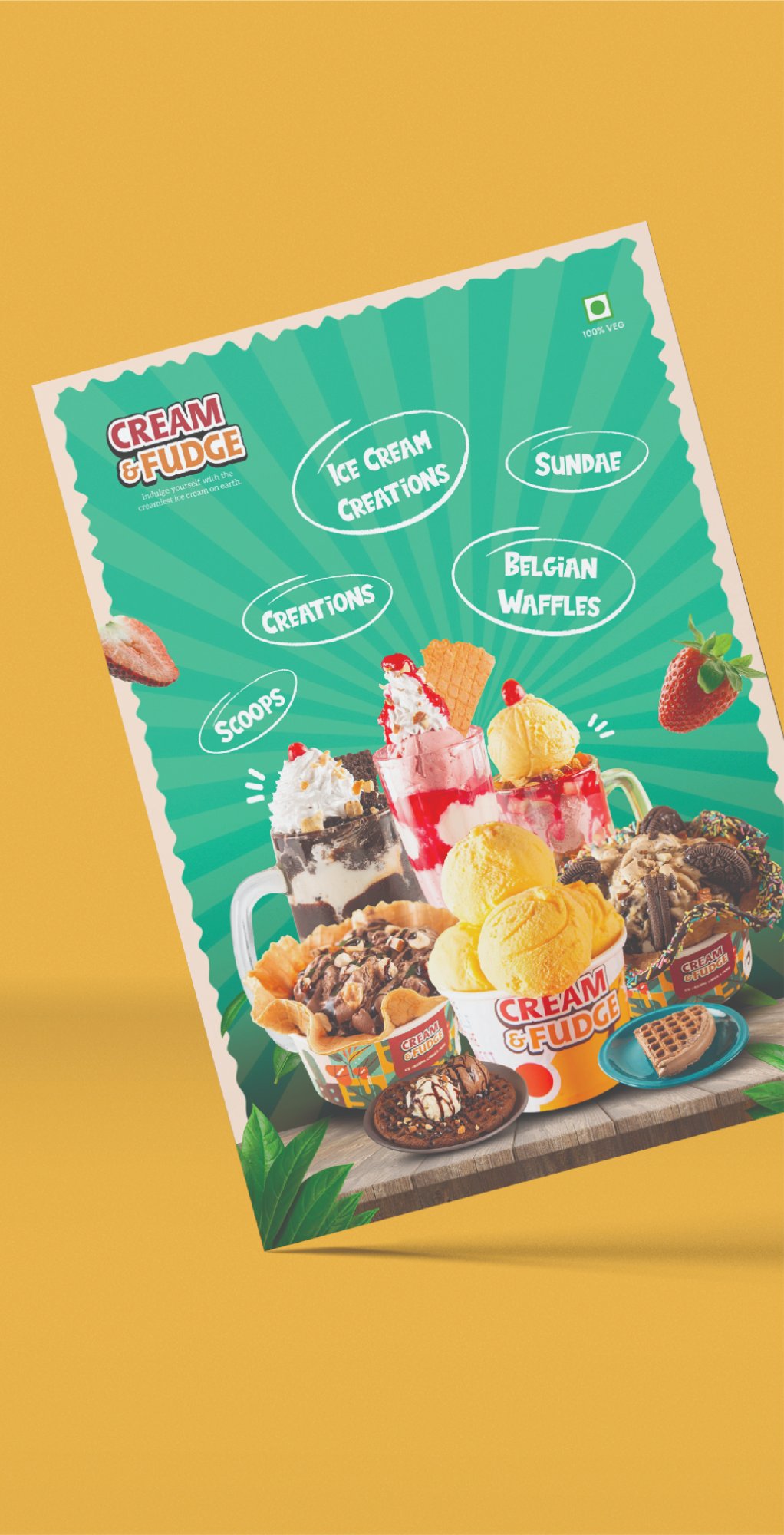 Cream & Fudge — Flyers & Grand Opening Collateral